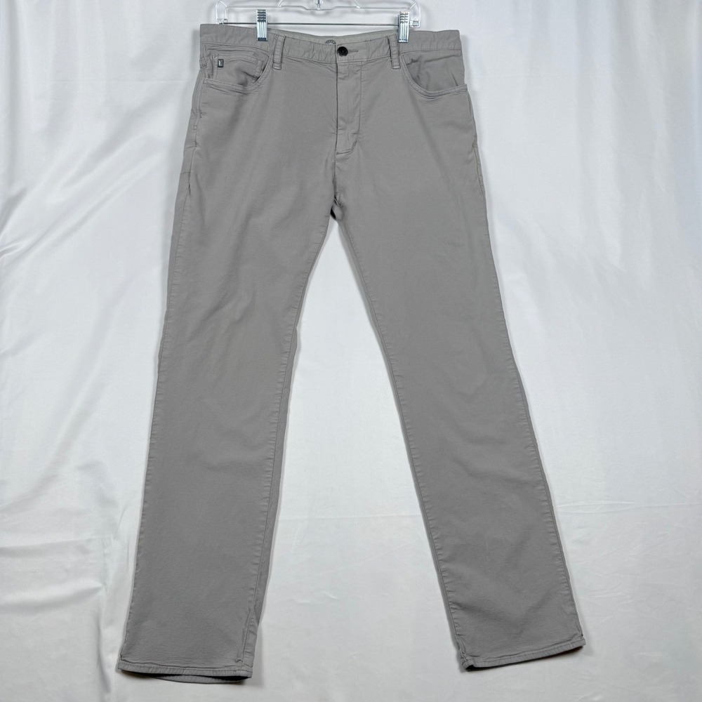 Linksoul Mens Size 38 Gray Casual Pants Golf 5 Pocket
